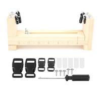 Jwthee Wood Bracelet Jig, Paracord Bracelet Jig Adjustable Paracord Jig Bracelet Maker Paracord Braiding Weaving DIY Craft Tool Kit