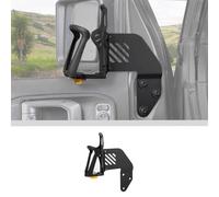 JWWY for Jeep JL Front Door Cup Holder Drink Holder on Driver's Left Side Beverage Rack for 2018-2025+ Jeep Wrangler JL JLU & Gladiator JT 4xe Interior Accessories Alloy