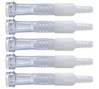 JWYN 5pk Oxygen Tubing Male-Female Salter Style Swivel Connector