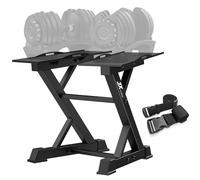 JX FITNESS Adjustable Dumbbell Rack Home Gym Weight Rack, Dumbbell Stand, Black