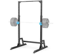 JX FITNESS Squat Rack Power Cage with Horizontal Bar Pull up Bar, Adjustable Power Rack for Home Gym Weight Lifting Training