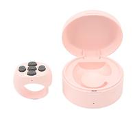 JX05S Bluetooth Remote Control,10M Wireless Scrolling Control App Page Turner,Portable Scrolling Ring Clicker,for Phone Tablet Camera (Pink)