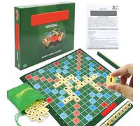 JXADVOK Spelling Games, Extra Board with Clear, Print Text and Letter Tiles | Games Word | Alphabets Learning Educational Puzzle Gift for Preschool Kids Boys Girls Age 6+ Years Old XXL 35cm