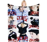 JXADVOK Super Soft Stray Flannel Throw Blanket Kids for Bed Sofa Office Knee pad,Cartoon for Bed Sofa Office,Blanket Throw,Stray Bed car Camp Beach Blanket 100 * 70-E