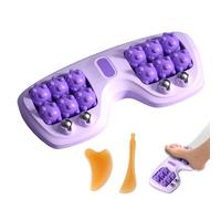 JXAXD Portable Dual Foot Massage Roller, Foot Roller, Foot Massager Roller for Plantar Fasciitis Relief, Ergonomic Foot Massager, Deep Tissue Muscle Massage to Relieve Stress and Relax the Feet