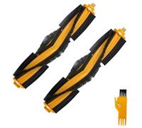 JXAXD Set of 2 Roller Brushes, Main Brush, Replacement Parts with Cleaning Brush, Vacuum Cleaner Accessory Sets for Ecovacs Deebot OZMO 920 950 T8 AIVI Max T9 T5 N5 N7 N8+ N8 Pro DX55 DX93 DJ65
