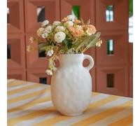 JXCBXJ Ceramic Vase for Decor,Vases for Pampas Grass,Modern Abstract Vases for Home Decor,for Modern Table, Bookshelf, Coffee Table Decor, White Vases Home Decor. (Amphora)
