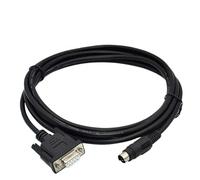 JXCHSWOU FBS-232P0-9F FBS232P09F Programming Cable for PC-FBS Download Line FBS-232-P0-9F(2m,Black FBS-232-P0-9F)