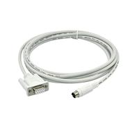 JXCHSWOU QC30R2 Suitable For Q Series Programming Data Cable DB9 9pin Female Round DB 8 pin(QC30R2 BLUE,5m)