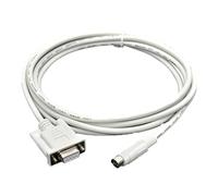 JXCHSWOU TPC-FX Programming Cable for TPC1061/70 Touch Screen Connection FX3U 3G 3SA Series Communication Line(5m)