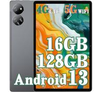 JXCNSNW 10.1" inch Android Tablet, 4G LTE Dual SIM, 16GB RAM,128GB Storage,Android 13.0,Supports Extend 1TB, IPS Touchscreen,Dual Camera, WiFi/WLAN/Bluetooth/GPS,TYD-109pro