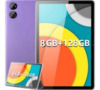 JXCNSNW 10.1" Inch Android Tablet, 4G LTE Dual SIM, 8GB RAM 128GB Storage,Supports 1TB Micro Card, 1920 1200 Full HD IPS Touchscreen,Dual Camera, WiFi/WLAN/Bluetooth/GPS (Purple, 128 GB)