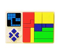 JXD Super Electronic Jigsaw Puzzle Maze Block Game console Training Concentration/Logical Thinking Parent-Child Interactive Educational Toy Children/Teens/Boys/Girls/Students Gifts (Blue)