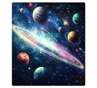JXDXHCW Dishwasher Cover Magnet 66x53 cm Fridge Door Covers, Cosmic Planets Galaxy Dishwasher Panel Magnets Decorative Cover for Home Kitchen