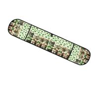 JXDXHCW Double Oven Gloves Heat Resistant St. Patrick Kittens In Clover Sweaters Oven Mitts for Baking Cooking and Kitchen, 90 * 19 cm