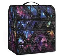 JXDXHCW Mixer Covers for 6-8 Quart Mixer, Stand Mixer Dust Cover with Top Handle and Accessories Pockets Kitchen Appliance Cover Dust Proof -Cosmic Diamond Pattern