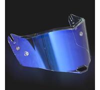 JXDYY Motorcycle Helmet Visor for LS2 FF805/FIM805, UV Anti-Fog Motorcycle Helmet Visor Lens Windproof Motorbike Helmet Face Shield,normal-H Aurora Blue