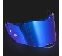 JXDYY Motorcycle Helmet Visor for LS2 FF805/FIM805, UV Anti-Fog Motorcycle Helmet Visor Lens Windproof Motorbike Helmet Face Shield,normal-A Electroplating Blue