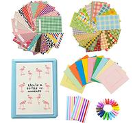 JXE Bundle Kit Accessories For Fujifilm Instax Mini 7s 8 8+ 9 25 50s 70 90 SP-1 SP-2 Polaroid PIC-300P Z2300 Camera Films ¨C Pack of Photo Album, Wall Hanging Frame, Sticker Border, Wood Clips