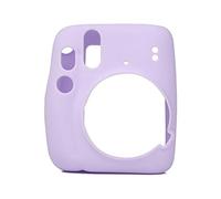 JXE Silicone Camera Case Jelly Color Protective Soft Shell Case Cover Bag Compatible with FujiFilm Instax Mini 11-Purple