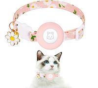JXFUKAL Airtag Cat Collar (Pink)