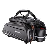 JXFUKAL Bike Bags for Bicycle Rear rack - 9.5L/40L Hard Shell Waterproof Bike Ebike Trunk Pannier Saddle Seat Bag Carrier with Reflector, Rain Cover & Shoulder Strap for Commuter Travel Outdoor