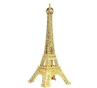 JXGZHNYL Golden Paris Eiffel Tower Model Creative Window Decoration Metal Crafts European Home 15cm/6in