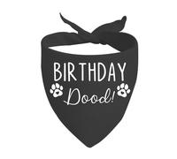 JXGZSO 1 Piece Birthday Dood Dog Bandana Golden Doodle Birthday Party Puppy Bandana (Birthday Dood D B)