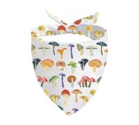 JXGZSO 1 Piece Mushroom Puppy Bandana Dog Mom Tie On Scarf Nature Lovers Gift (Mushroom 2.0 Dog)