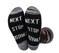 JXGZSO Australia Trip Gift Next Stop Australia Socks Funny Traveler Gift Australia Vacation Gift Australia Culture Gift