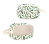JXGZSO Cactus Makeup Bag Spring Summer Travel Pouch With Zipper Gardening Gift Cactus Lovers Gift, Cactus MB
