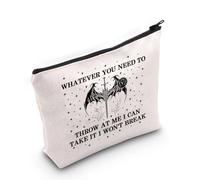 JXGZSO Cassian Quote Cosmetic Bag Actar Fan Gift Whatever You Need To Throw At Me I Can Take It I Won't Break Makeup Bag, Whatever You Need To Throw