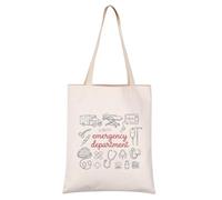 JXGZSO Emergency Department Inspired Tote Bag Emergency Medical Staff Gift