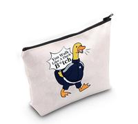 JXGZSO Funny Duck Makeup Bag You Walk Like A Duck Pun Cosmetic Bag Animal Humorous Gift Duck Pun Organizer Bag, You Walk Like A Duck