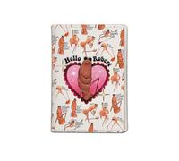 JXGZSO Marcus The Worm Passport Bag Funny Meme Gift Worm Character Lover Gift Hello Robert Bag (Worm PB UK)