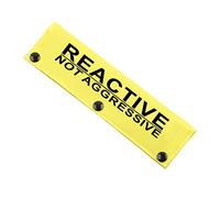 JXGZSO Reactive Not Aggressive Do Not Pet Dog Leash Sleeve Reactive Dog Leash Wrap (Reactive N Aggressive DLS)