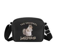JXGZSO The Squirrel Whisperer Squirrel Horizontal Crossbody Bag Squirrel Lover Gift (The Squirrel HCB UK)
