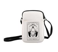 JXGZSO Witchy Bride Gift Tarot Card The Bride Cosmetic Bag Tarot Card Lover Gift Celestial Bachelorette Gift Tarot Wedding Gift, Bride CB, Fashion