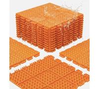 jxgzyy 20 PCS Deck Tiles, 5/8 Inch Thick Outdoor Floor Tiles, Non Slip PP Modular Interlocking Drainage Mat for Tennis Basketball Court Drain Pool Patio Shower Balcony Grass