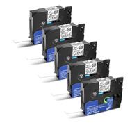 JXHDWYTYO 12mm 0. 47 Inch TZE131 Black On Clear Laminated Label Maker Tape Compatible With PT-H110 D600 710BT And Similar Thermal Label Printers