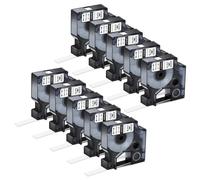 JXHDWYTYO 12mm Permanent Polyester Label Tapes Compatible With 4200 5000 Printer Supplies For Part Number 18483(10PK Black on White)