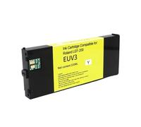 JXHDWYTYO 220ML Ink Cartridge Compatible With ECO- EUV EUV2 EUV3 EUV4 EUV5 For Roland Printers LEF-20 LEF-10 LEF-12 LEF-300 LEC-330 LEC-300 LEC540 With Chip(YELLOW)