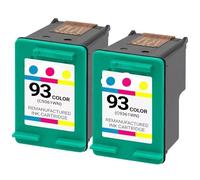 JXHDWYTYO 2PK #93 C9361WN Color Inkjet Cartridge Compatible With Printers