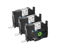 JXHDWYTYO 3-20PCS Heat Shrink Tubes 5.8mm-23.6mm Compatible With HS HSe-231 631 PT-1010 PT-E500 Printer Supplies(3PK Black on White)