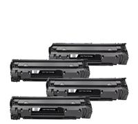 JXHDWYTYO 4 Compatible 85A CE285A Black Toner Cartridge Works With P1005 P1006 Printer
