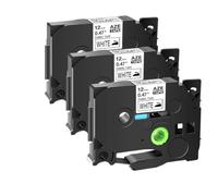 JXHDWYTYO 5 10PK Replace Tz FA231 TZe-FA231 TZe-FA3R Label Ribbon Compatible With Printer Supplies Fabric Tapes Label Printers For Part Number Tz FA231 TZe-FA231 TZe-FA3R(3PK Black on White)