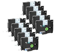 JXHDWYTYO 5 10PK Replace Tz FA231 TZe-FA231 TZe-FA3R Label Ribbon Compatible With Printer Supplies Fabric Tapes Label Printers For Part Number Tz FA231 TZe-FA231 TZe-FA3R(10PK Blue on White)