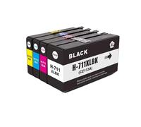 JXHDWYTYO 711XL 711 XL Ink Cartridge Works With 711 DesignJet T120 T520 Printer Compatible For CZ133A CZ130Z CZ131A CZ132A Models(1SET)