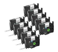 JXHDWYTYO AZE 231 Tapes 12mm Label Tape Compatible With Printer PT 1010 PT D450 TZ TZe 231 241(10PK Black on White)