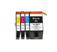 JXHDWYTYO Compatible 903XL Ink Cartridge Replacement For 903 903XL 907 Works With OfficeJet Pro 6950 6960 6961 6970 6971 Printers(1BK 1C 1Y 1M)